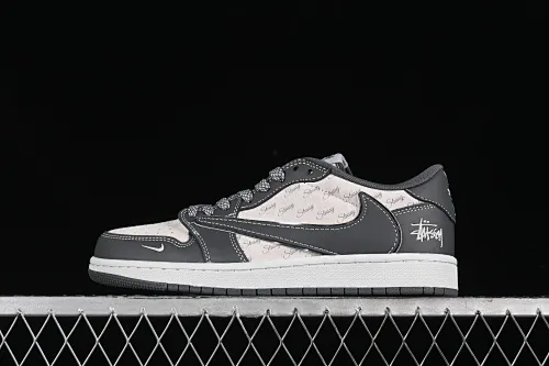 All categories Air Jordan Jordan series basketball shoes Air Jordan 1 Low High-end customized low-top sneakers Travis Scott x Fragment Design x Air Jordan 1 Low OG SP AJ1 Joe 1 Stussi joint-Shadow of the Night Low-top cultural casual sneakers XZ3398-003